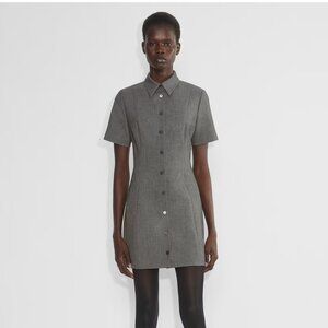 Aritzia Babaton Telecast Charcoal Gray Dress Size 2